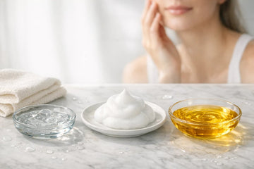 Nettoyant visage : gel, mousse ou huile, lequel choisir selon sa peau ?