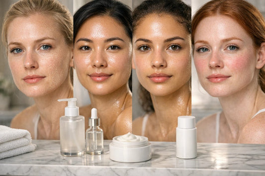 Routine visage par type de peau : sèche, grasse, mixte, sensible