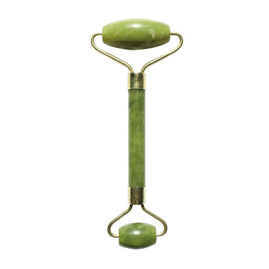 Masseur visage en pierre de jade-VERT + HOUSSE